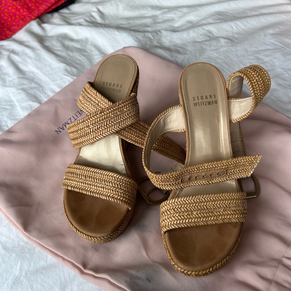 Stuart Weitzman Wedge Heel Sandals